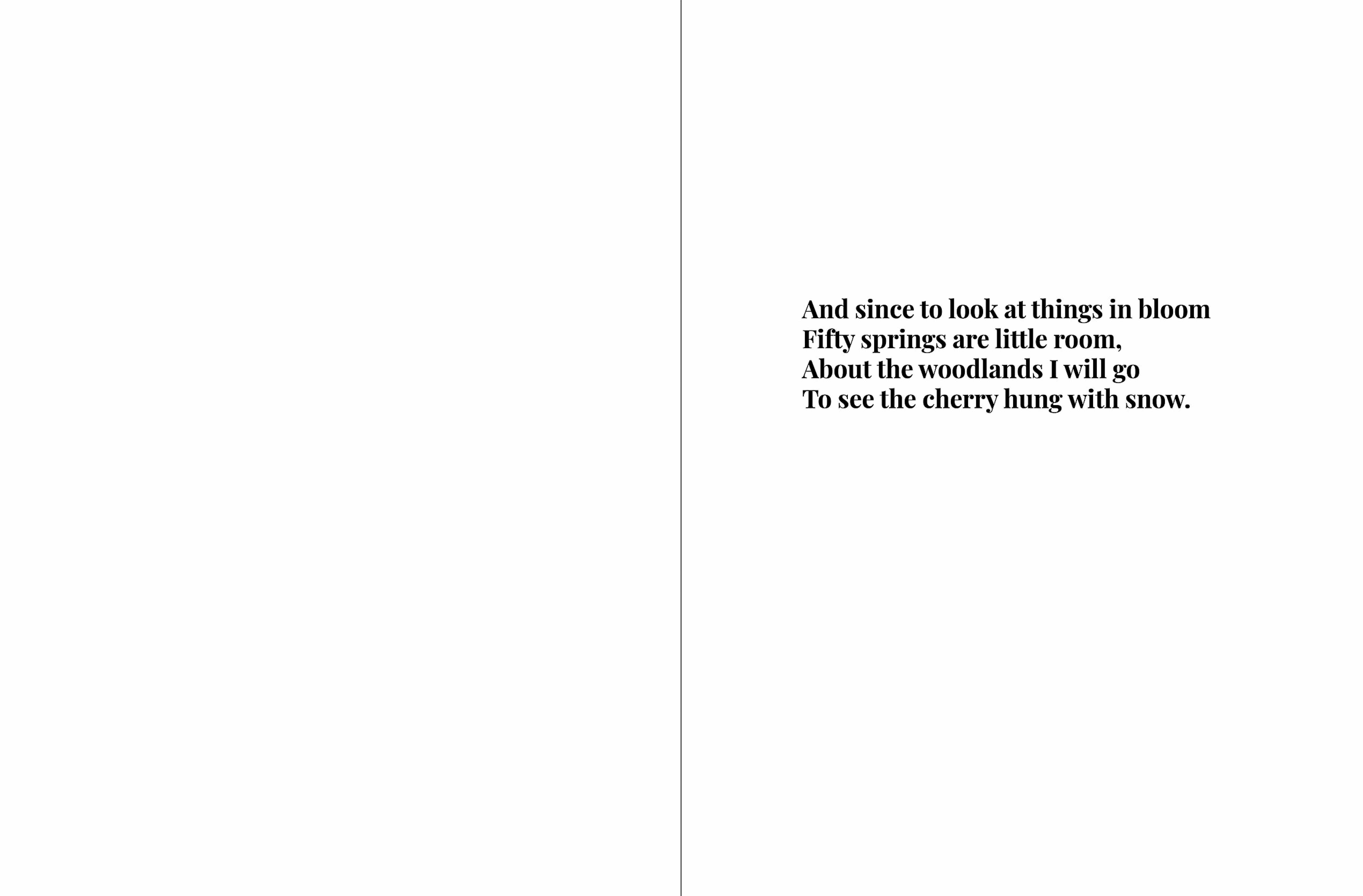 To look at things in bloom 08 - Photographs by Scott Mead and words by A.E. Housman